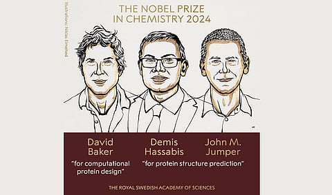 2024 Nobel Prize in Chemistry awarded to three for pioneer work on proteins