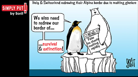 Simply Put: Melting glaciers rewrite borders 