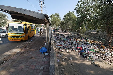 Roadside litter is a constant reminder of national capital's inept waste management 