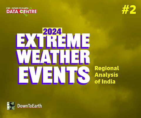 Climate India 2024 on regional analysis of extreme weather events in the country
