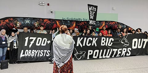 Geopolitics at play in Baku climate talks as US statement makes no reference to Trump win