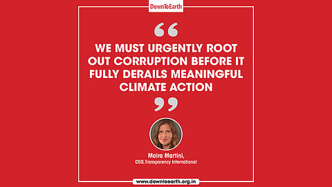 Corruption hinders climate action