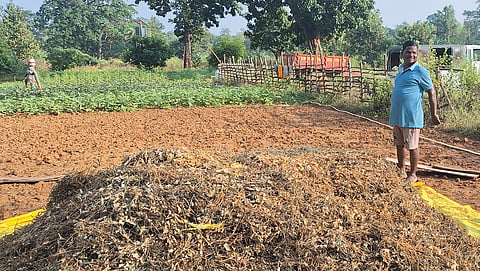 Channu Kunjam from Aalnar village is one of 10,000 farmers in Chhattisgarh’s Dantewada district to receive organic certification