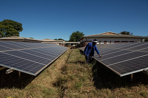 A minigrid in Zimbabwe.