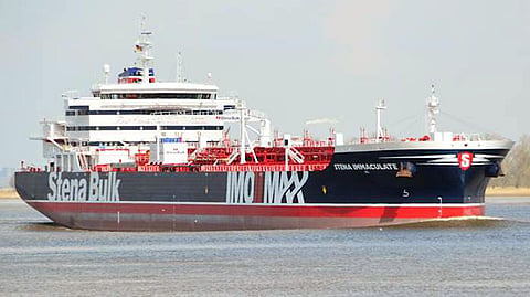 Stena Immaculate was laden with around 220,000 barrels of jet fuel at the time of the allision. 