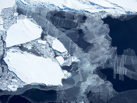 Tiny dips in sea level reveal flow of climate-regulating underwater waterfalls