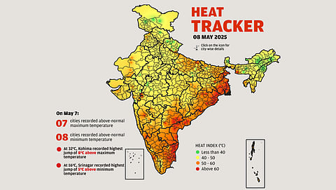 Daily heat tracker: Parts of hilly areas witness unusual rise in temperatures 