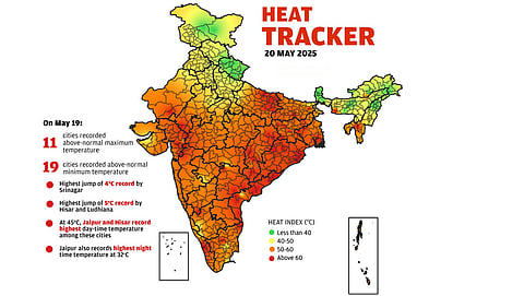 Daily heat tracker: Srinagar sees 4°C jump in maximum temperatures