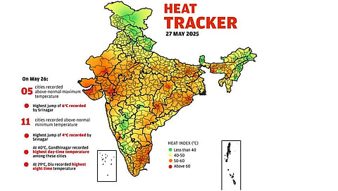 Daily heat tracker: Cities cool but 5 still record above-normal maximum temperature