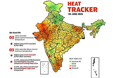 Daily heat tracker: Port Blair, Patna record 2°C spike in maximum temperatures