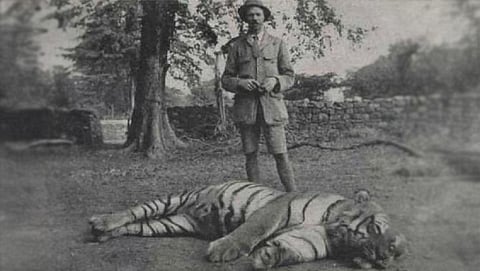 Jim Corbett with the Bachelor of Powalgarh