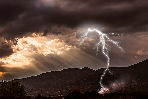Lightning-induced wildfires to increase with climate change