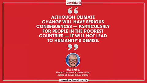 Volte-face on climate change