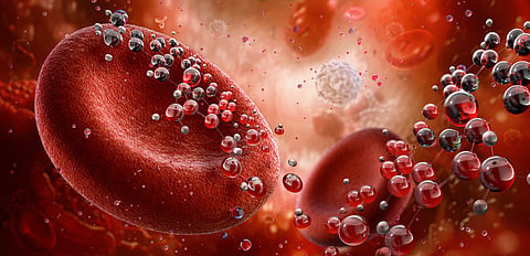 Rising trend of CO2 in human blood parallel to atmospheric rise, altering blood chemistry 