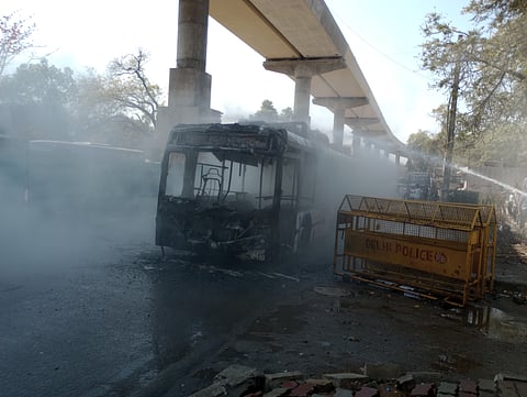 Electric bus fire raises safety concerns in public transport fleets
