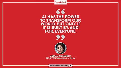 - Amina J Mohammed, Deputy Secretary-General of the UN