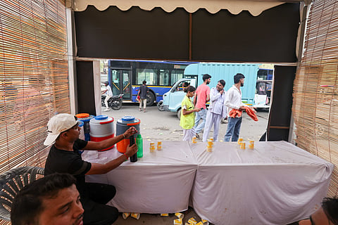 Cooling centres in a scorching Delhi