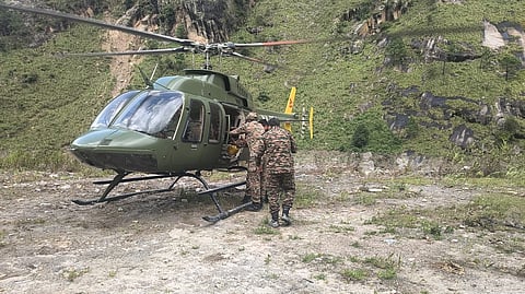 The tunnel rescue team from India worked with the Nepali Army’s team to conduct search & rescue operations at  hydropower tunnel sites in Chilime and Langtang area. 