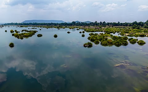 The Ken river downstream at Madla in Madhya Pradesh.
