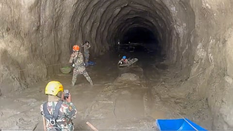 Tunnel rescue team from India continued rescue operations in Chilime, in coordination with the Nepali Army.
