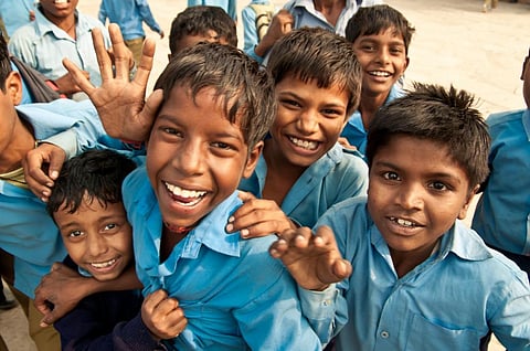 Children have the right to a meaningful childhood, which includes a secure family, a safe living environment and inspiring spaces to learn and share. Photo: iStock