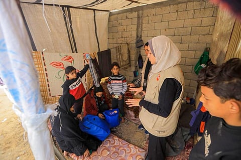 Over 10,000 women have lost their lives in the last six months, including an estimated 6,000 mothers, leaving behind 19,000 orphaned children. Photo: @UNFPA_ASRO / X (formerly Twitter)