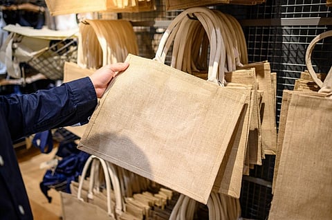 A jute handbag. iStock photo for representation