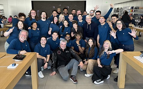 Photo shared by Tim Cook on his X (Formerly Twitter) handle, @tim_cook