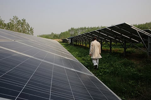 सरकार ने साल 2030 तक सौर ऊर्जा स  2,92,000 मेगावाट का लक्ष्य निर्धारित किया हुआ है। फोटो: सीएसई