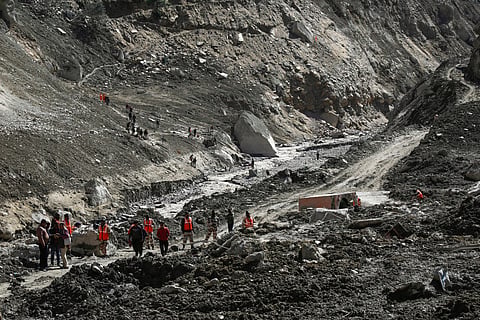 उत्तराखंड के चमोली जिले में साल 2021 में आई आपदा की फाइल फोटो: विकास चौधरी 