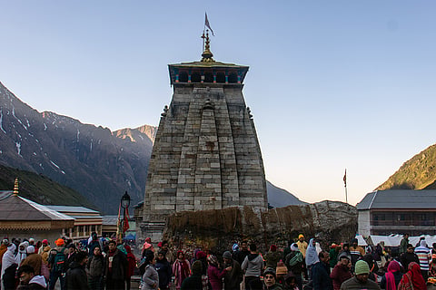 उत्तराखंड के रुद्रप्रयाग जिले में स्थित श्री केदारनाथ धाम; फोटो: आईस्टॉक