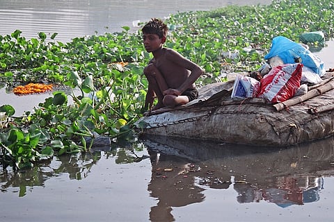 लम्बे समय से चिंता का विषय बना हुआ है यमुना में मौजूद प्रदूषण; प्रतीकात्मक तस्वीर: सेंटर फॉर साइंस एंड एनवायरमेंट (सीएसई)