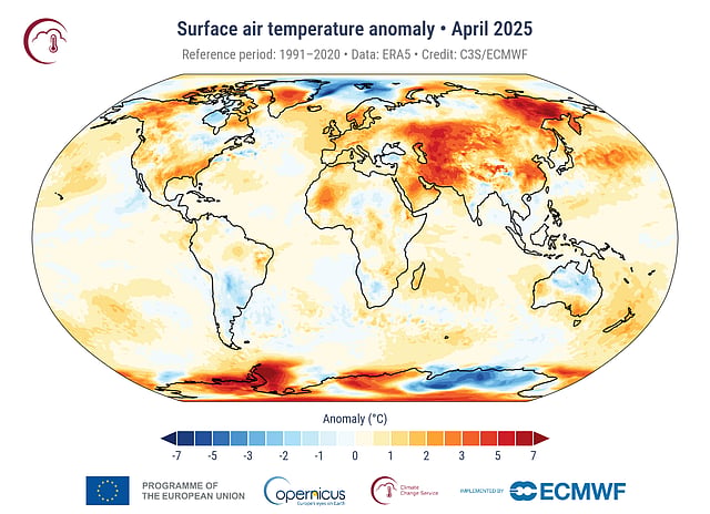 Record Heat Alert: Copernicus Reports Warmest Start to 2025