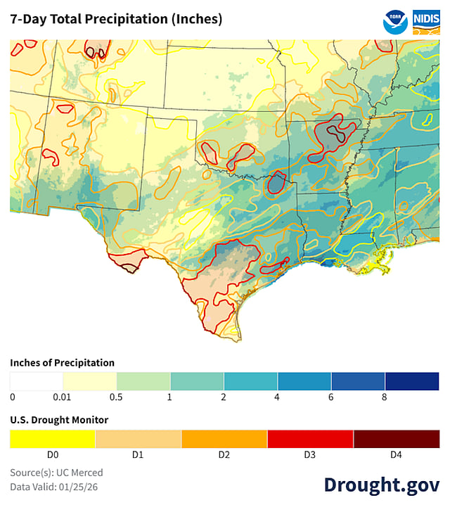 Texas and Oklahoma Ranchers Struggle as Sixth Year of Drought Persists