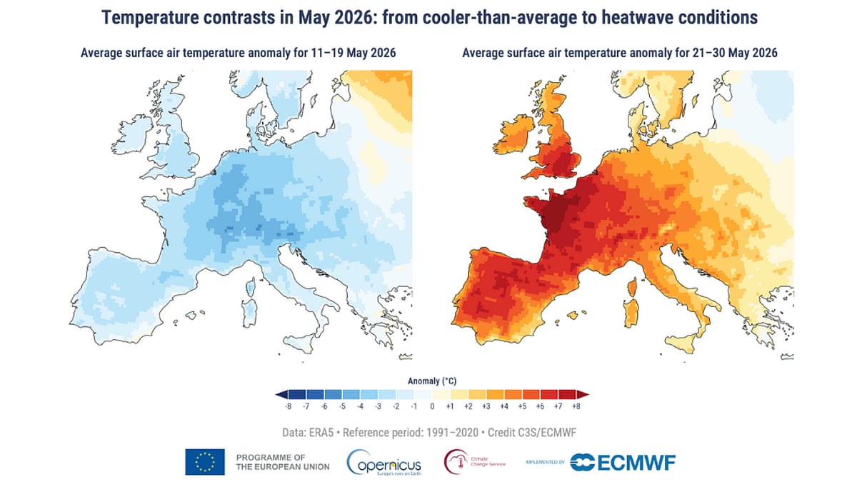 Copernicus Climate Service Data Chart