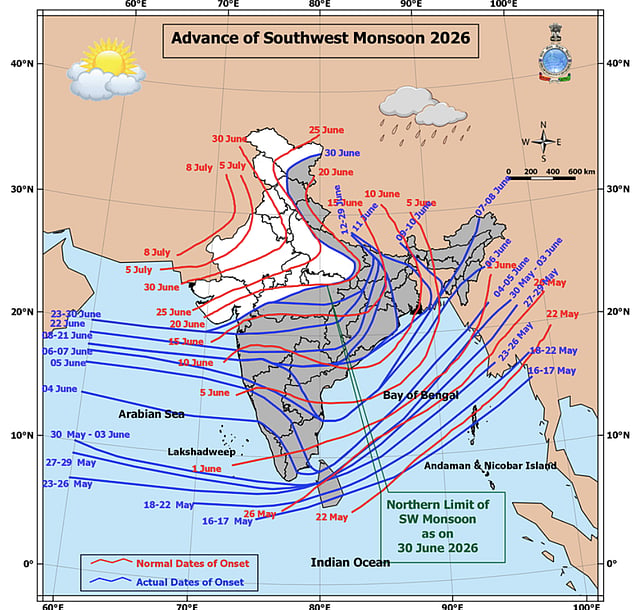El Niño and Weak Monsoon Systems Drive India’s 40% June 2026 Rainfall ...