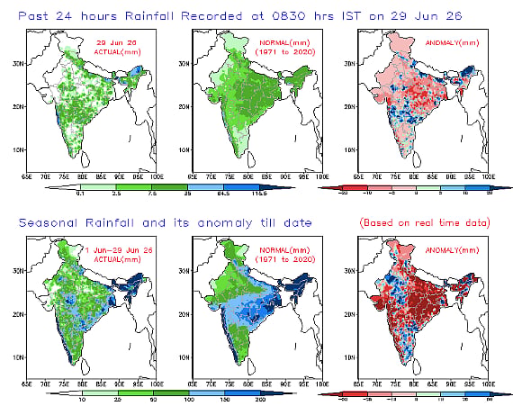 El Niño and Weak Monsoon Systems Drive India’s 40% June 2026 Rainfall ...