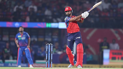Captain Shreyas Iyer scored an unbeaten fifty against DC in Dharamsala