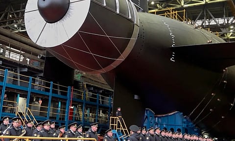 Russia launches new nuclear submarine carrier of doomsday drone (AP)&nbsp;