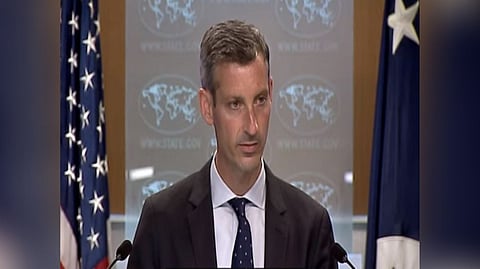 US Department of State spokesperson Ned Price