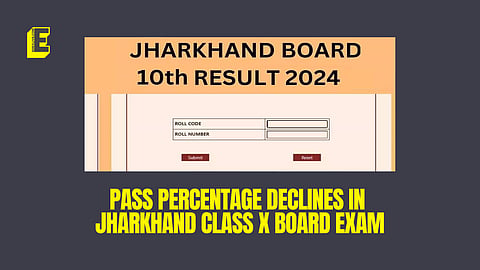 Pass percentage declines in Jharkhand Class X Board Exam