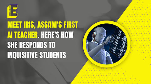 The students were inquisitive and eagerly engaged in various activities of the robot