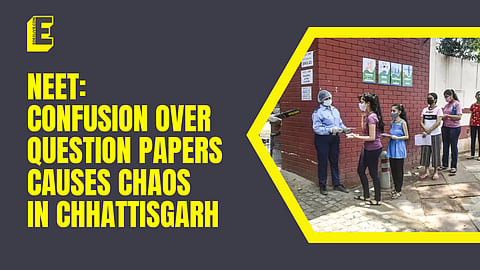 NEET UG 2024: Confusion over question papers causes chaos in Chhattisgarh 