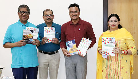 The SOA President congratulated the faculty members 