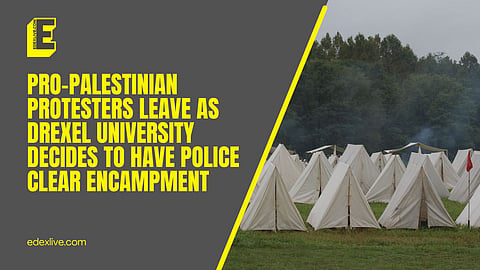 "The campers picked up their belongings for the most part and left by their own free will," Philadelphia Police Sergeant Eric Gripp said