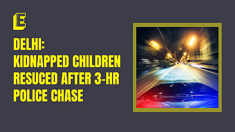Delhi: Kidnapped children rescued after 3-hr police chase