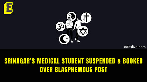 Medical student suspended in Srinagar.