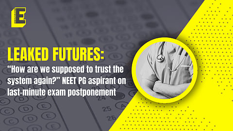 LEAKED FUTURES: “Medical System is collapsing,” says anguished NEET-PG aspirant on last-minute cancellation