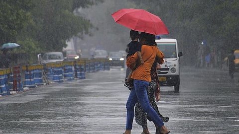 Rains in Imphal
