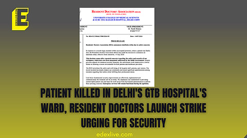 Resident doctors on strike